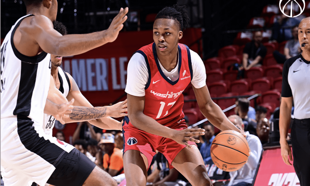 On Tuesday night, Bub Carrington shined for the Washington Wizards in the team's third NBA Summer League game.